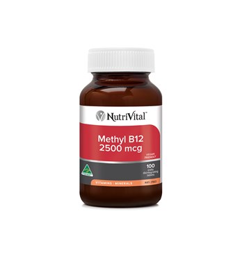 NutriVital Methyl B12 2500 mcg tablet Image