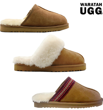 WARATAH UGG - Premium Sheepskin Ladies Scuff Image