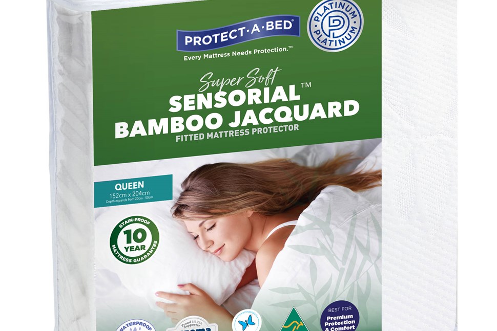 Sensorial™ Bamboo Jacquard Mattress & Pillow Protectors