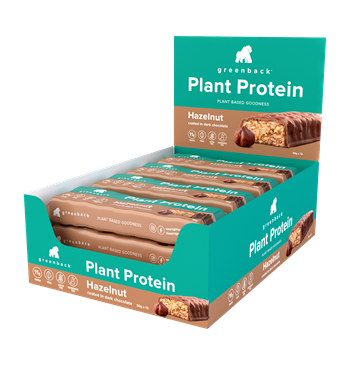 Greenback Plant Protein Hazelnut Bar 50g Image