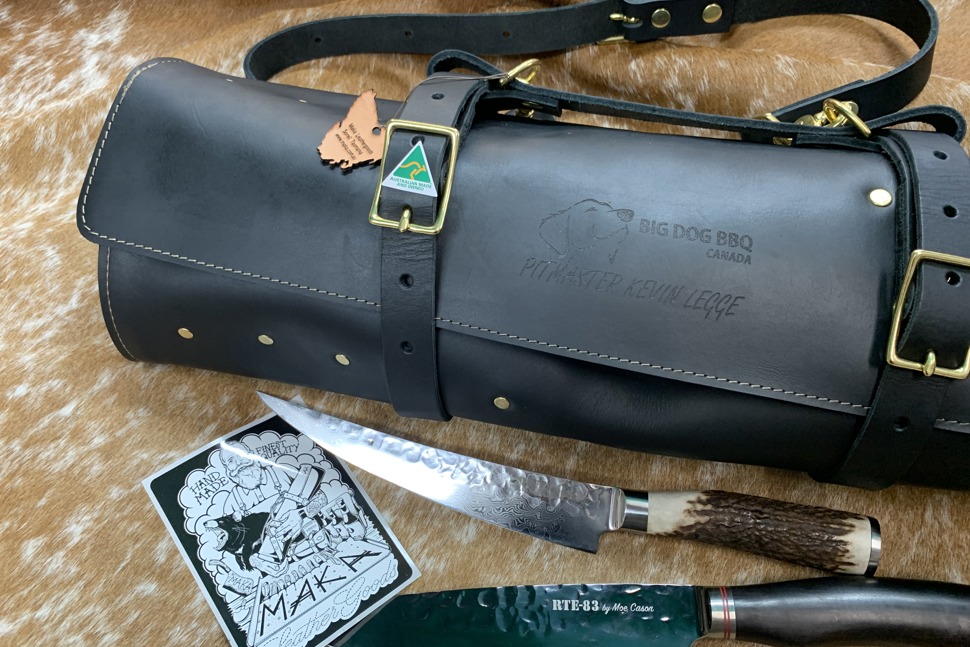  Maka leather knife rolls