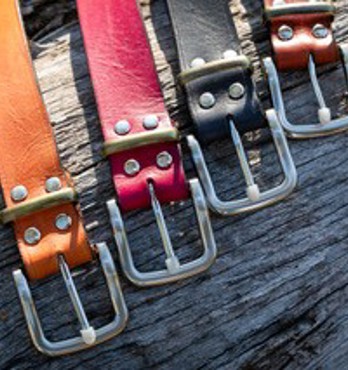 Leather belts Image