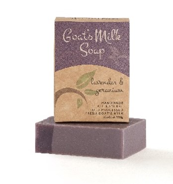Goat's Milk Soap- Lavender & Geranium Image
