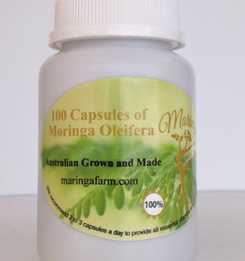 Moringa Oleifera Capsules x100, Skin Care by Maringa Image