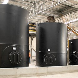Custom Fabricated Plastic Chemical Storage Tanks