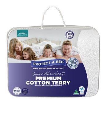 Protect·A·Bed® Premium Cotton Terry Mattress Protector Image