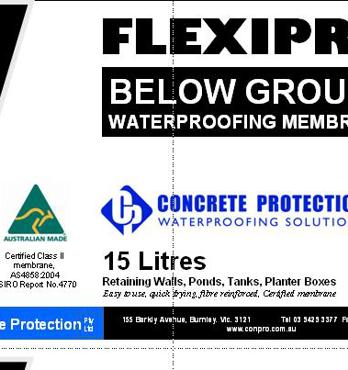 Waterproofing Membranes: Microl; Micraflex; Fibreflex; Flexipro Image
