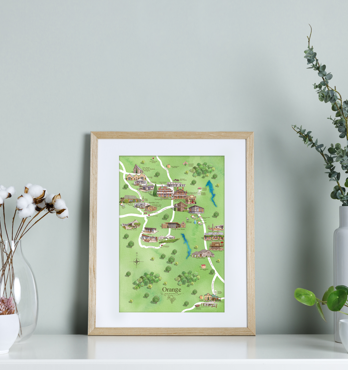 A3 & A4 Map prints Image