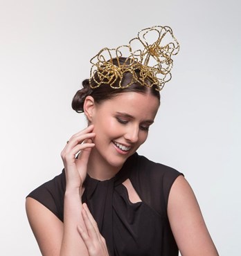 Metallic Roses Headpieces Image