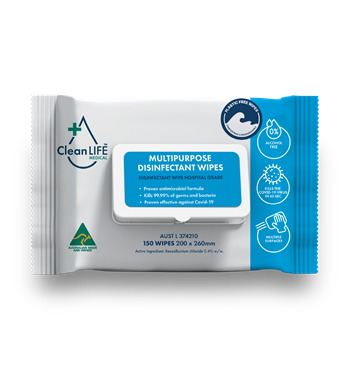 CleanLIFE Medical Multipurpose Disinfectant Wipes Image