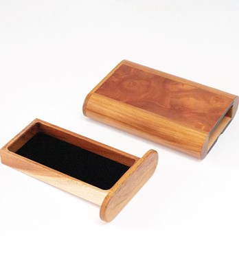 Hawthorne Burl Myrtle Slide Box Image