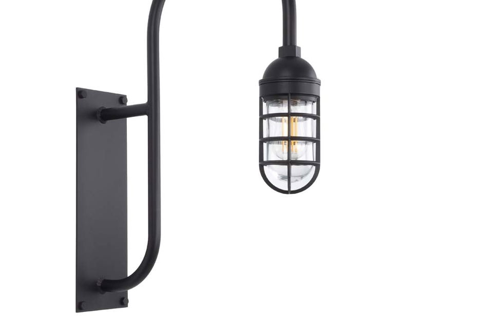 The Atomic Industrial Caged Ranch Outdoor Wall Light