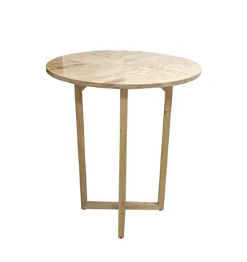 Round Plywood Bar Table (Rent) Image