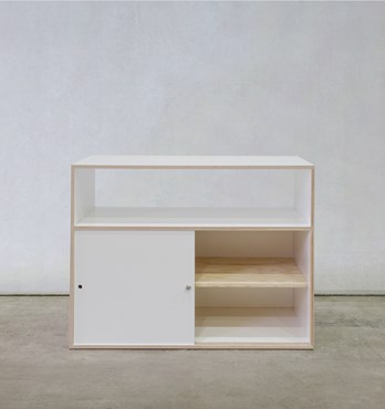 Open Shelf Counter Cabinet Image