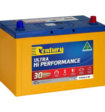 Century Ultra Hi Performance 4x4 N70ZZLX MF Battery Image