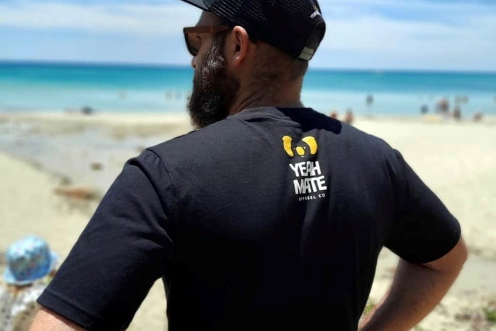 Yeah Mate Apparel Co. T-Shirt Range (excluding mustard colour)