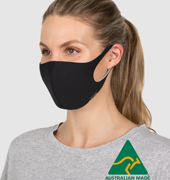 Black Reusable Face Masks Image