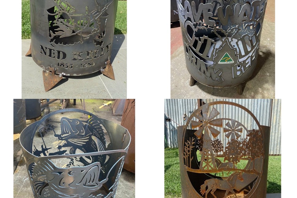 Metal Fire Buckets