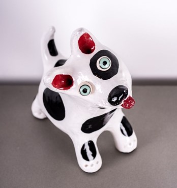 Ceramic Dog Art  Image