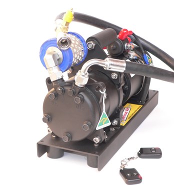 Serious Air 12 volt portable air compressor for car, 4x4 and truck tyres and industrial applications. Image