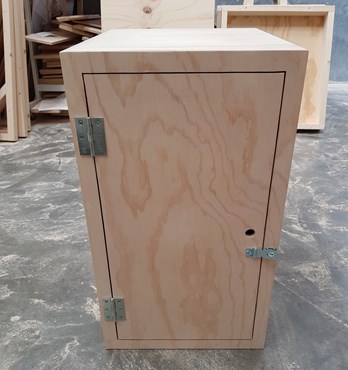 Lockable Plywood Storage Box Image