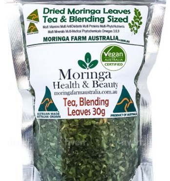 Moringa Dried Leaves (tea & blending sized) Image