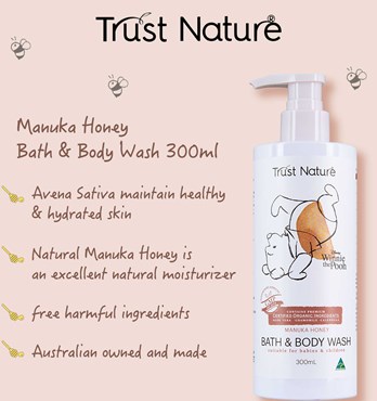 Trust Nature | Disney Winnie The Pooh Manuka Honey Bath & Body Wash  Image