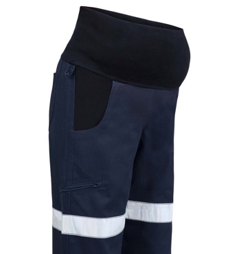 Maternity Straight Leg Safety Work Pants Image