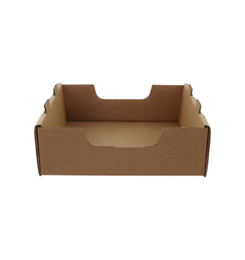 Small Heavy Duty Stackable Cardboard Catering and Storage Tray (One Piece Self Locking) Image