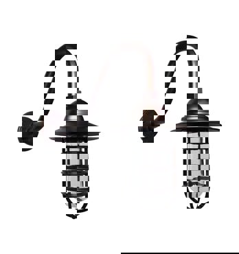 The Atomic Flared Caged Gooseneck Light Image