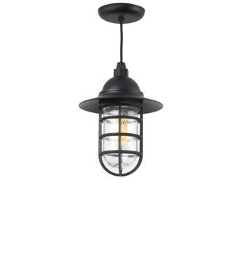 The Atomic Flared Caged Cord Pendant Image