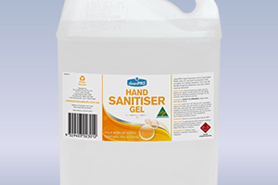cleanPRO Hand Sanitiser Gel 5L (70% Alcohol)
