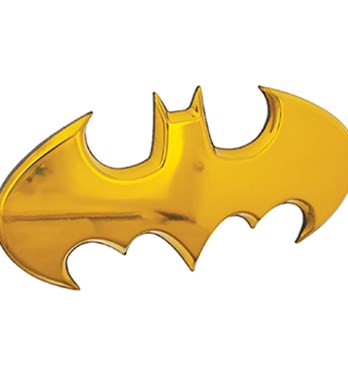 Fan Emblems Batman 3D Car Badge - 1989 Batwing Logo (Yellow Chrome) Image