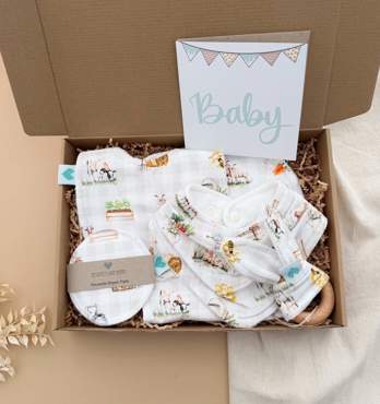 Luxury Handmade Baby Gift Set – Little Farms Image