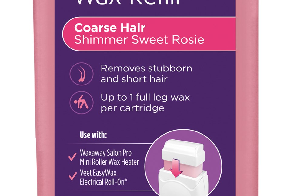 Waxaway Salon Pro Shimmer Sweet Rosie Wax Cartridge Refill 50ml