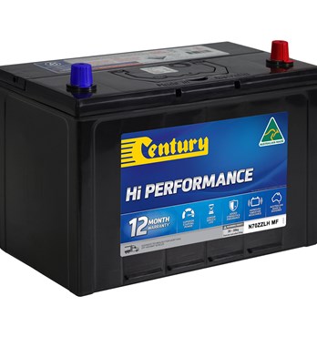 Century Hi Performance N70ZZLH MF Battery  Image