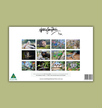 Australian Wildlife 2025 Wall Calendar Image