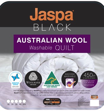 Jaspa Black Quilts Image
