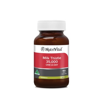 NutriVital Milk Thistle 35,000 One A Day Capsule Image