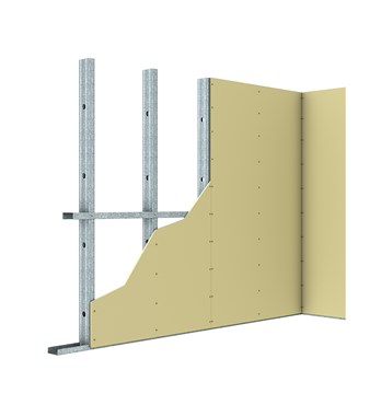 Steel Stud Drywall Framing System Image