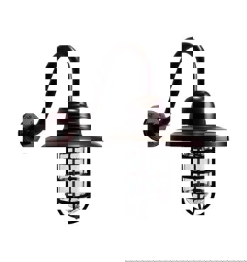 The Atomic Warehouse Caged Gooseneck Barn Light Image