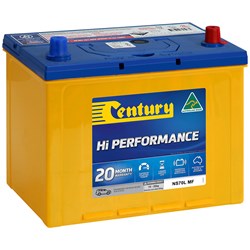 Century Hi Performance 4x4 NS70L MF Battery