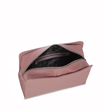 Leather Toiletry Bag Pink Image