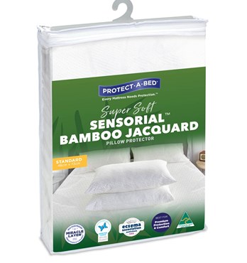 Sensorial™ Bamboo Jacquard Mattress & Pillow Protectors Image