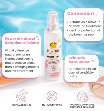 Little Étoile Baby Care Hair Oil Image