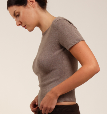 Plain Knit Baby Tee Image