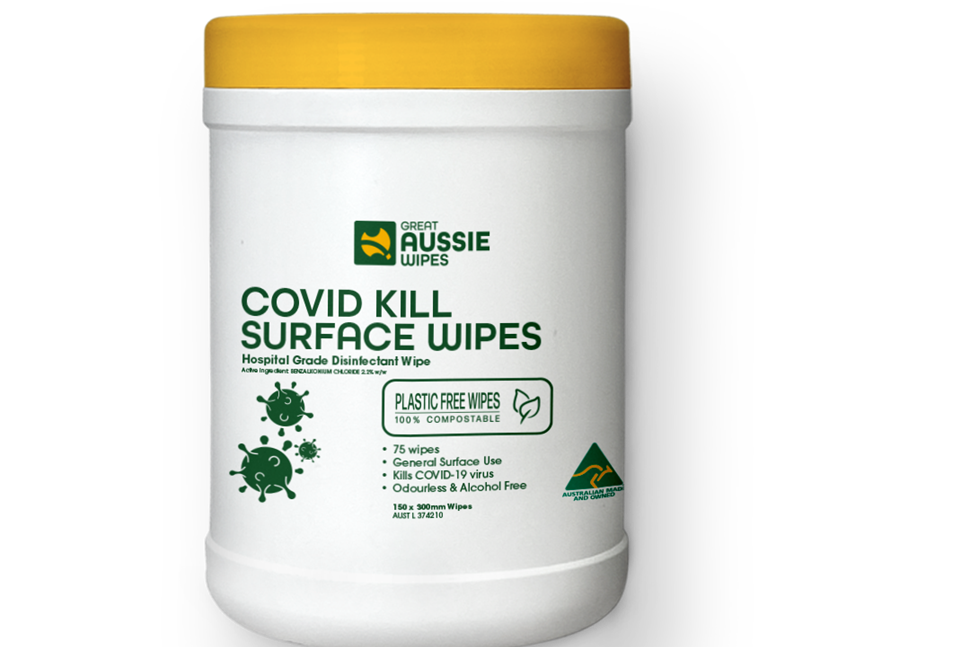 GREAT AUSSIE WIPES Covid Kill Surface Wipes