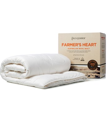 Farmer's Heart Wool Quilt Image