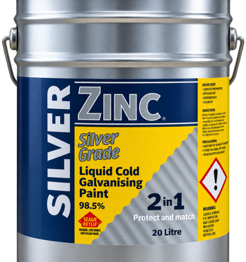 Silver Zinc Paint Image