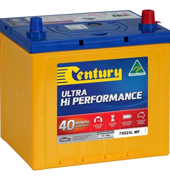 Century Ultra Hi Performance 75D23L MF Battery Image